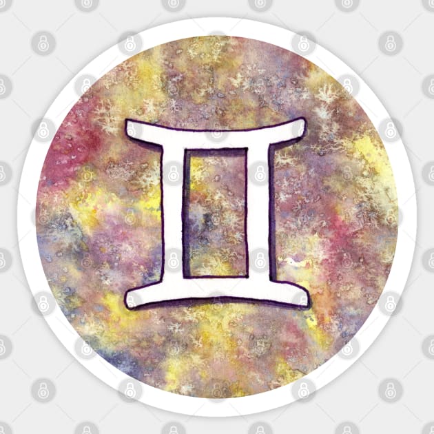 Gemini astrological sign Sticker by Savousepate